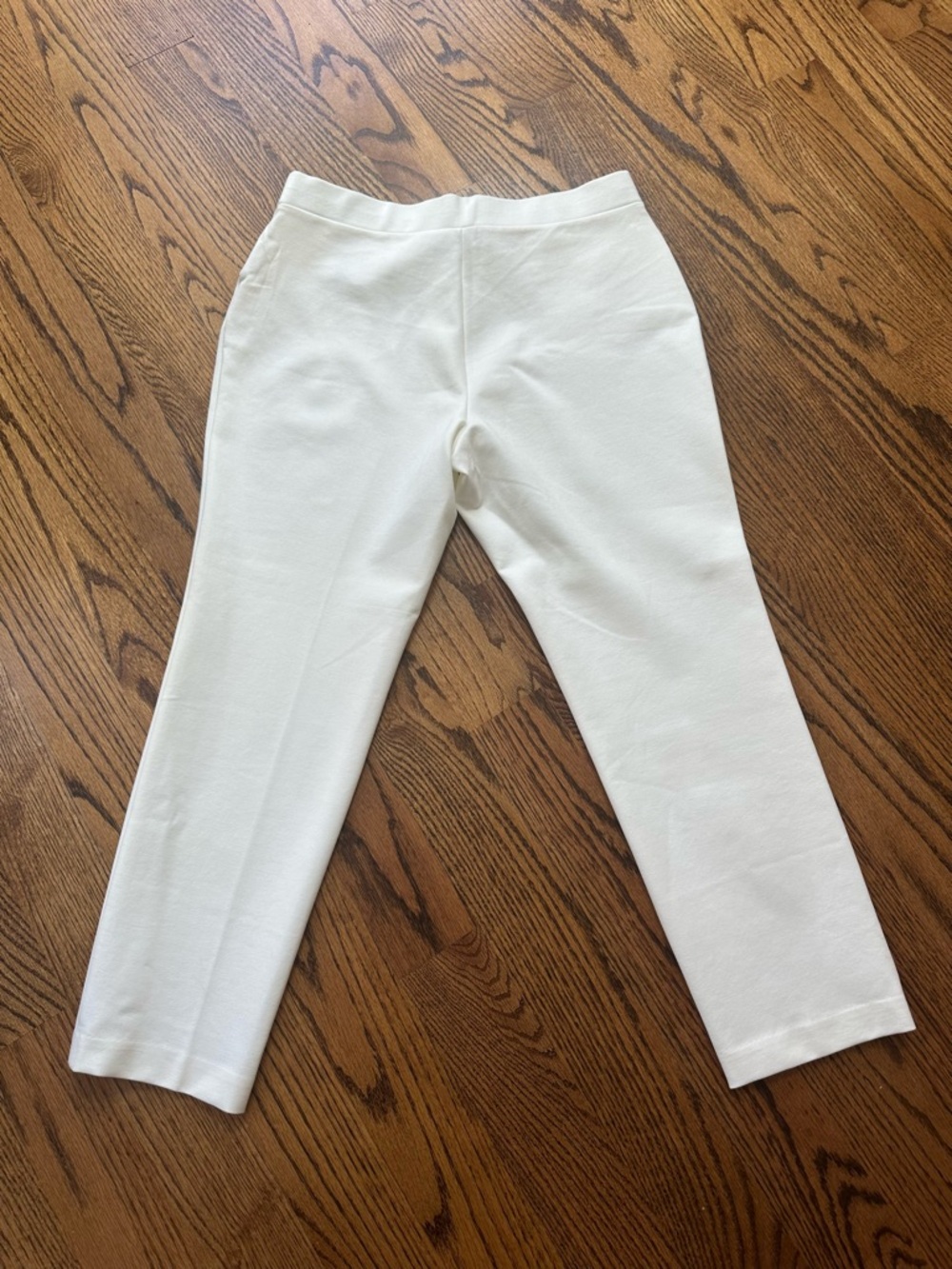 Susan Graver off White Pull-On Leggings size Medium Petite - Picture 2 of 5